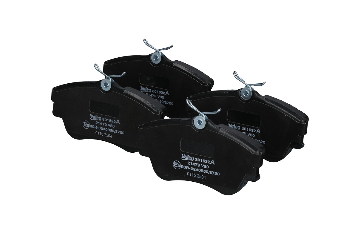 Jeu de 4 plaquettes de frein VALEO ref. 301622A
